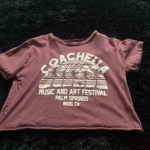 S Coachella Cropped Tee